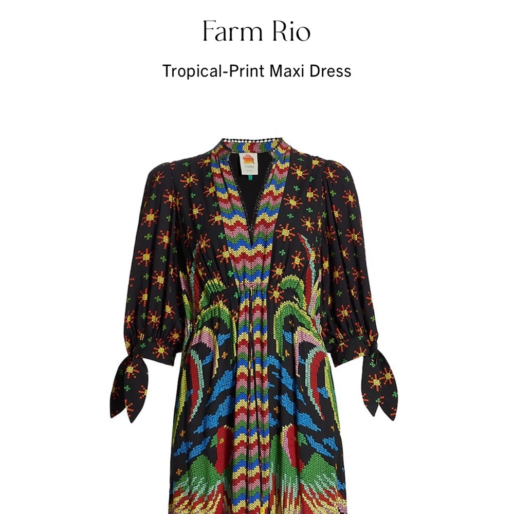 FARM RioTropical-Print Maxi Dress - Picture 6 of 8